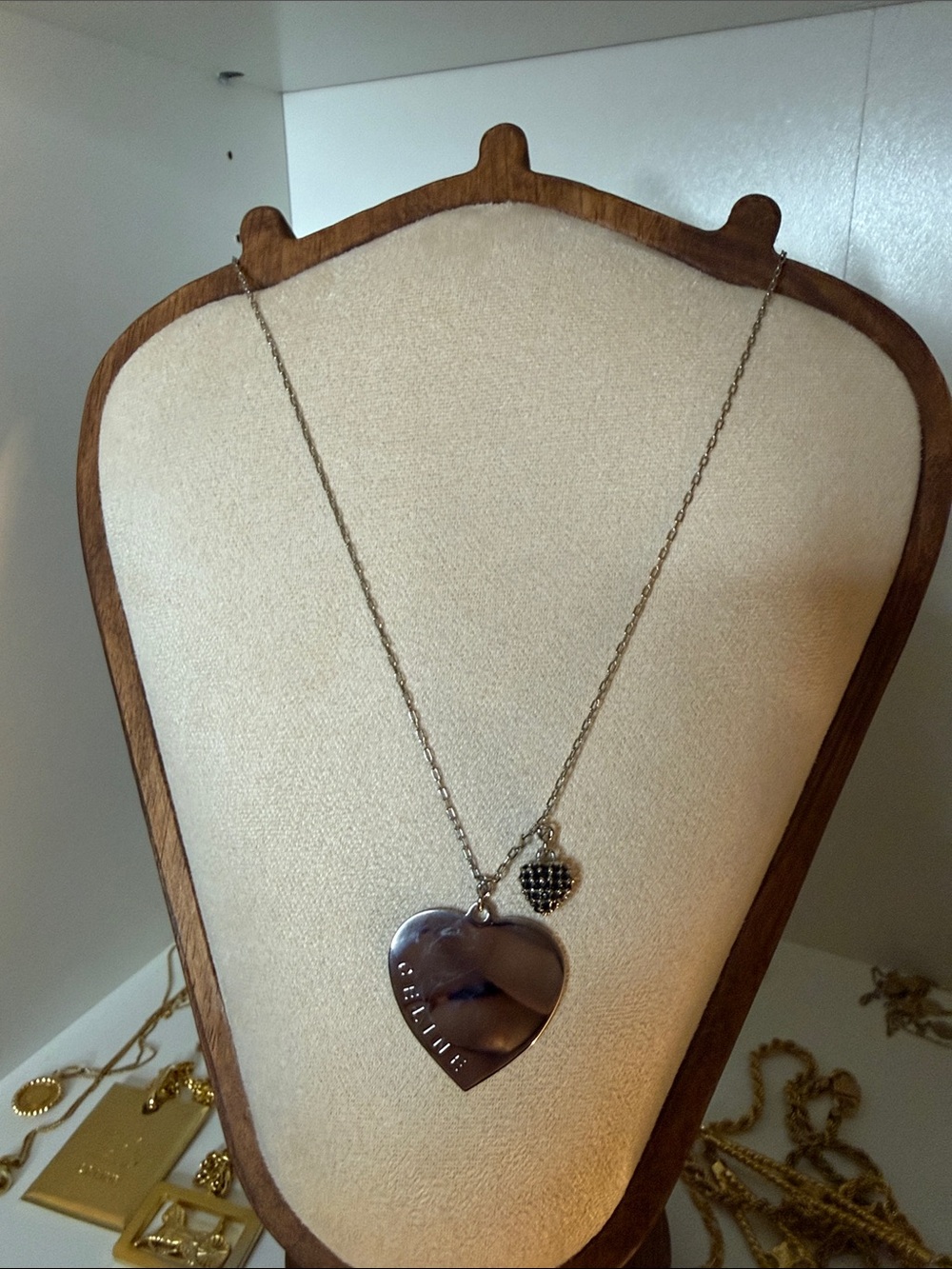 Celine Heart Pendant Necklace
